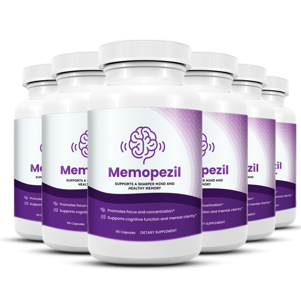 Memopezil supplement bottles